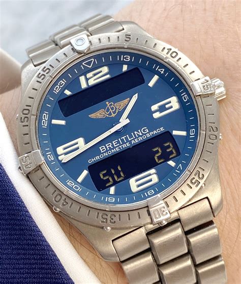 breitling titanium|Breitling titanium aerospace watches for.